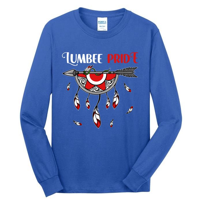 Lumbee Native Tribal Pride Indigenous Heritage Indian Tribe Funny Gift Tall Long Sleeve T-Shirt