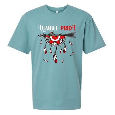 Lumbee Native Tribal Pride Indigenous Heritage Indian Tribe Funny Gift Sueded Cloud Jersey T-Shirt