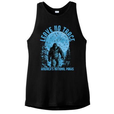 Leave No Trace America National Parks Ladies PosiCharge Tri-Blend Wicking Tank