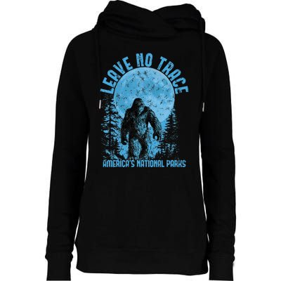 Leave No Trace America National Parks Womens Funnel Neck Pullover Hood