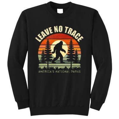 Leave No Trace Bigfoot Hiking And Camping Sweatshirt