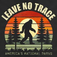 Leave No Trace Bigfoot Hiking And Camping Adult Drive Performance Visor