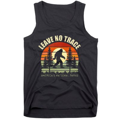 Leave No Trace Bigfoot Hiking And Camping Tank Top