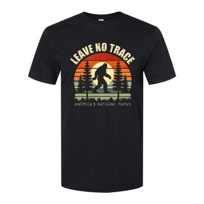 Leave No Trace Bigfoot Hiking And Camping Softstyle® CVC T-Shirt