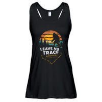 Leave No Trace America National Parks Funny Bigfoot Ladies Essential Flowy Tank