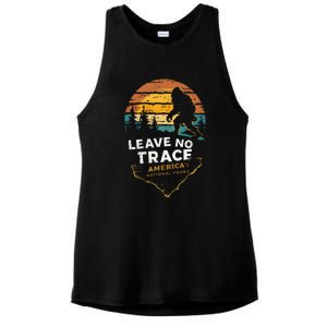 Leave No Trace AmericaS National Parks Ladies PosiCharge Tri-Blend Wicking Tank