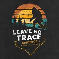 Leave No Trace AmericaS National Parks 7 Panel Mesh Trucker Snapback Hat