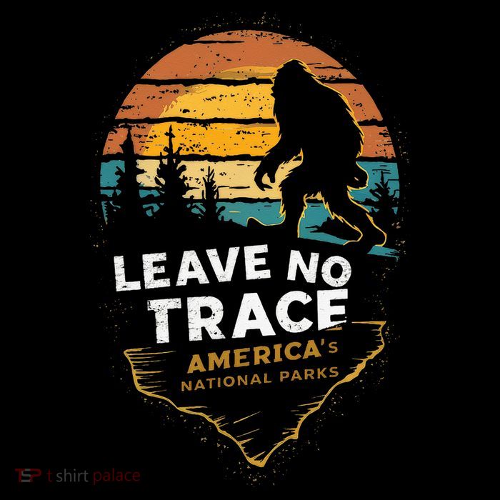 Leave No Trace AmericaS National Parks T-Shirt