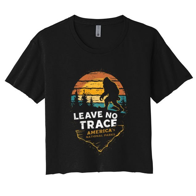 Leave No Trace AmericaS National Parks Crop Top
