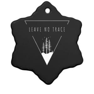 Leave No Trace Ceramic Star Ornament