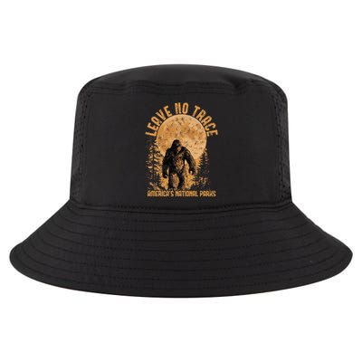 Leave No Trace America National Parks Funny Big Foot Cool Comfort Performance Bucket Hat