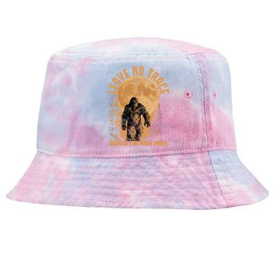 Leave No Trace America National Parks Funny Big Foot Tie-Dyed Bucket Hat