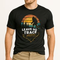 Leave No Trace AmericaS National Parks Funny Bigfoot Cooling Performance Crew T-Shirt