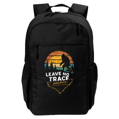 Leave No Trace AmericaS National Parks Funny Bigfoot Backpack