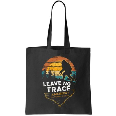 Leave No Trace AmericaS National Parks Funny Bigfoot Bag