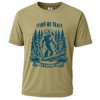 Leave No Trace America National Parks Big Foot Performance Shirt