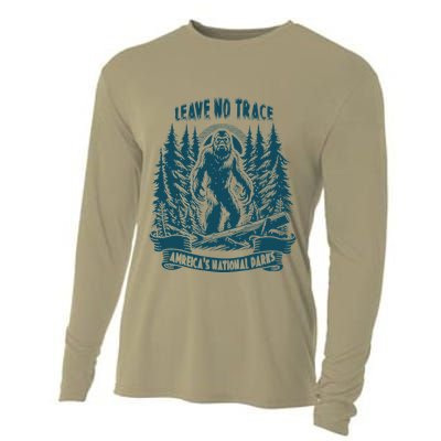 Leave No Trace America National Parks Big Foot Cooling Performance Long Sleeve Crew