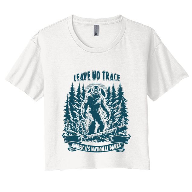 Leave No Trace America National Parks Big Foot Crop Top