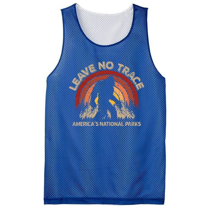 Leave No Trace America National Parks No Trace Bigfoot Mesh Reversible Basketball Jersey Tank