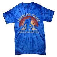 Leave No Trace America National Parks No Trace Bigfoot Tie-Dye T-Shirt