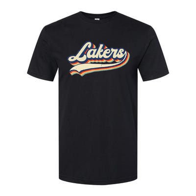 Laker Name Vintage Retro Gift Men Women Boy Girl Softstyle® CVC T-Shirt