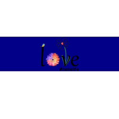 Love #Nenelife Watercolor Flower Bird Grandma Mother's Day Cool Gift Bumper Sticker