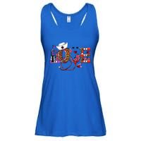 Love Nurse Western Love Stethoscope Nurselife Valentines Day Ladies Essential Flowy Tank