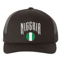 Love Nigeria With Nigerian Flag Inside A Circle Yupoong Adult 5-Panel Trucker Hat