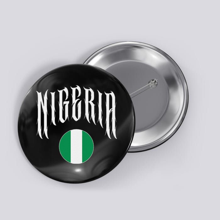 Love Nigeria With Nigerian Flag Inside A Circle Button