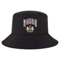 Love Nigeria With Nigerian Flag Inside A Circle Cool Comfort Performance Bucket Hat