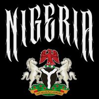 Love Nigeria With Nigerian Flag Inside A Circle Cooling Performance Crew T-Shirt