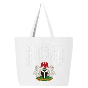 Love Nigeria With Nigerian Flag Inside A Circle 25L Jumbo Tote