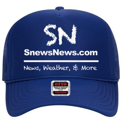 Local News Weather And More High Crown Mesh Back Trucker Hat