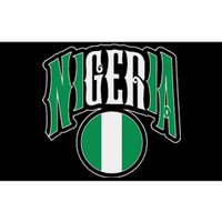 Love Nigeria With Nigerian Flag Inside A Circle Bumper Sticker