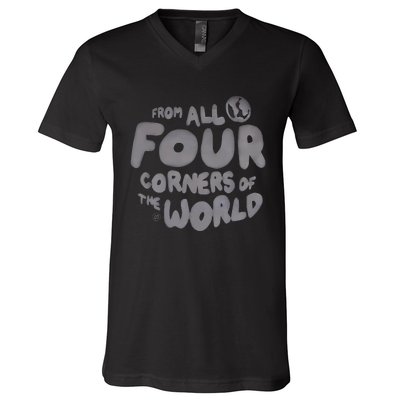 Lando Norris Worldwide Globe V-Neck T-Shirt