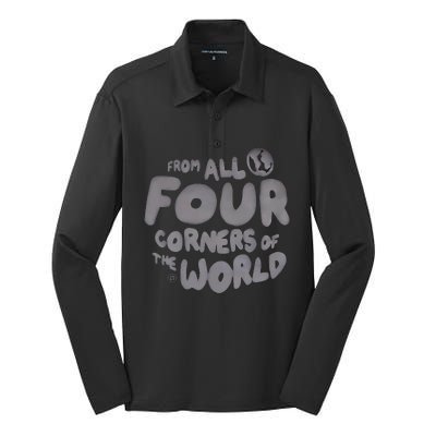 Lando Norris Worldwide Globe Silk Touch Performance Long Sleeve Polo