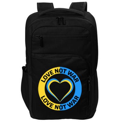 Love Not War For Ukrainian Supporters 5 Impact Tech Backpack