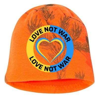 Love Not War For Ukrainian Supporters 5 Kati - Camo Knit Beanie