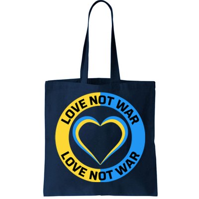 Love Not War For Ukrainian Supporters 5 Tote Bag