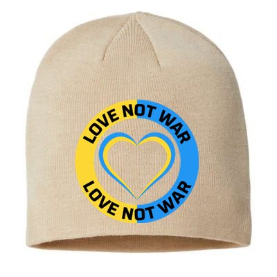 Love Not War For Ukrainian Supporters 5 Sustainable Beanie