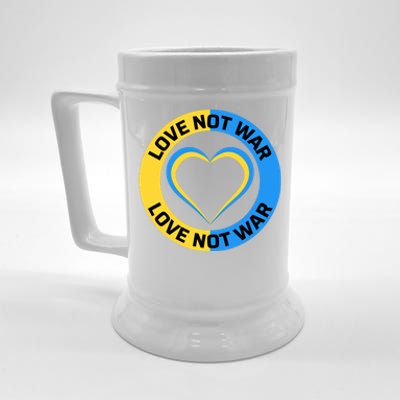 Love Not War For Ukrainian Supporters 5 Beer Stein