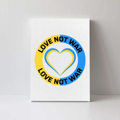 Love Not War For Ukrainian Supporters 5 Canvas