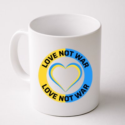 Love Not War For Ukrainian Supporters 5 Coffee Mug