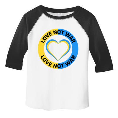 Love Not War For Ukrainian Supporters 5 Toddler Fine Jersey T-Shirt