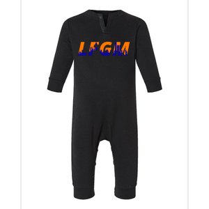 LFGM New York City Skyline Infant Fleece One Piece