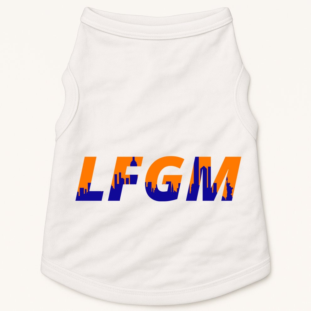 LFGM New York City Skyline Doggie Tank
