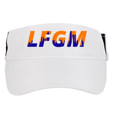 LFGM New York City Skyline Adult Drive Performance Visor