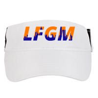 LFGM New York City Skyline Adult Drive Performance Visor