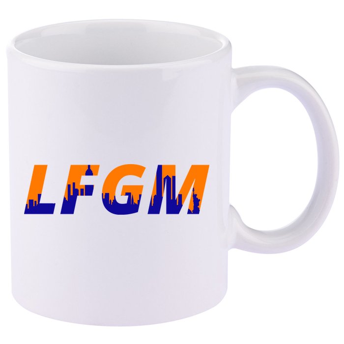 LFGM New York City Skyline 11oz C Handle Ceramic Mug