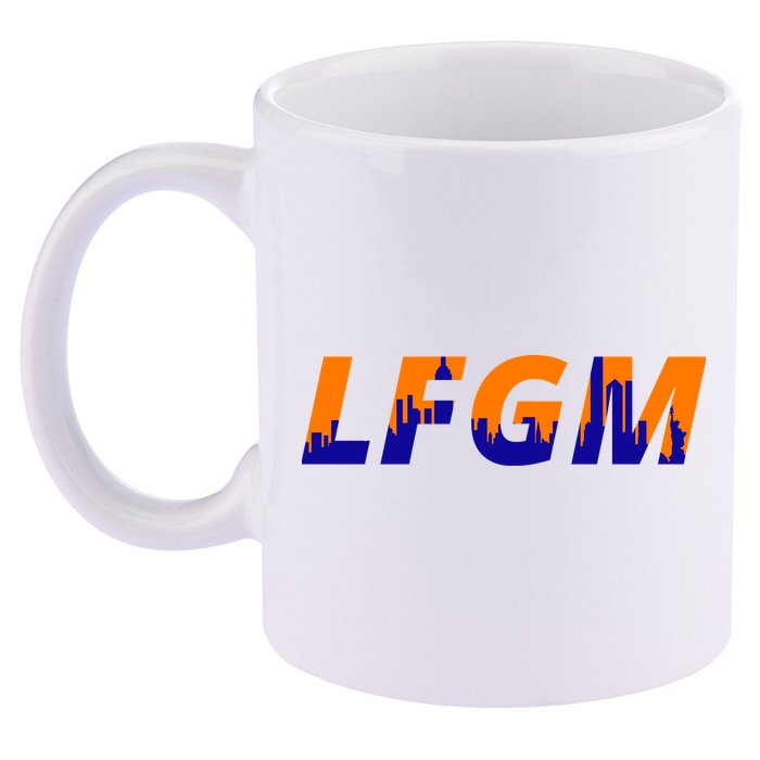 LFGM New York City Skyline 11oz C Handle Ceramic Mug